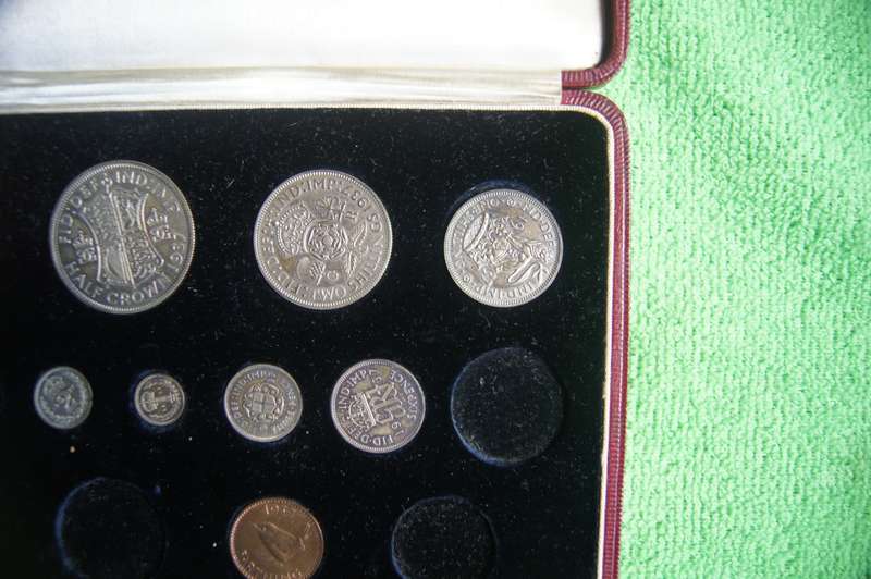 1937 Great Britain Partial Proof Set
