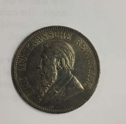 1892 ZAR 5 Shillings SS