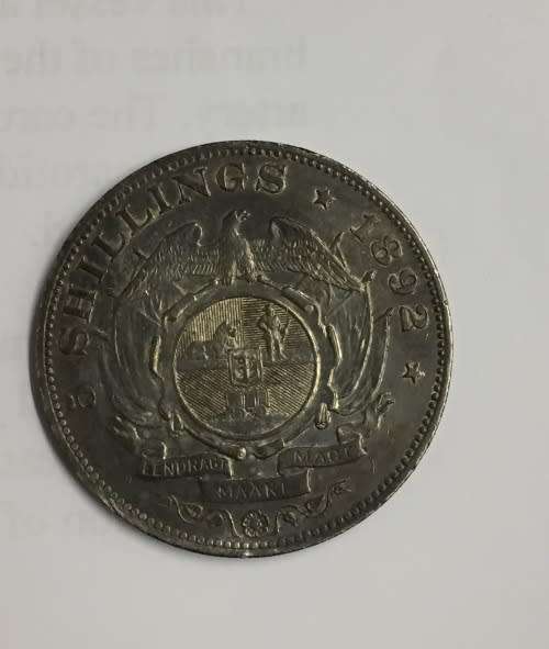 1892 ZAR 5 Shillings SS
