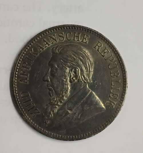 1892 ZAR 5 Shillings SS