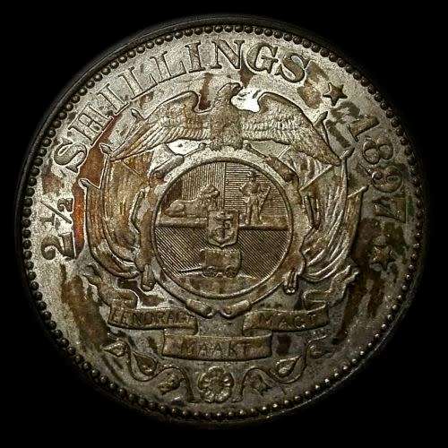 1897 ZAR 2.5 Shillings