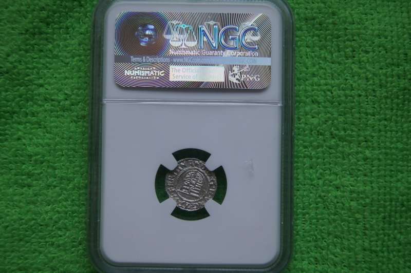 1547 KB Hungary Denar - NGC AU 58