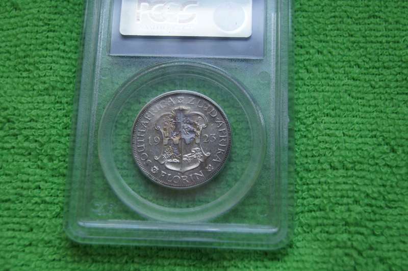 1923 South Africa Florin - PCGS PF62