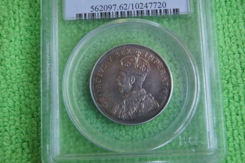 1923 South Africa Florin - PCGS PF62