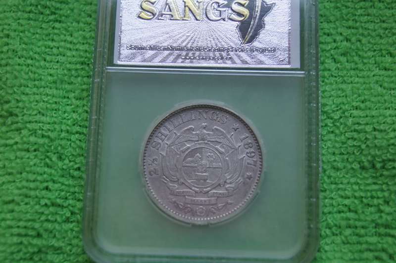 1897 ZAR 2.5 Shillings - SANGS AU50