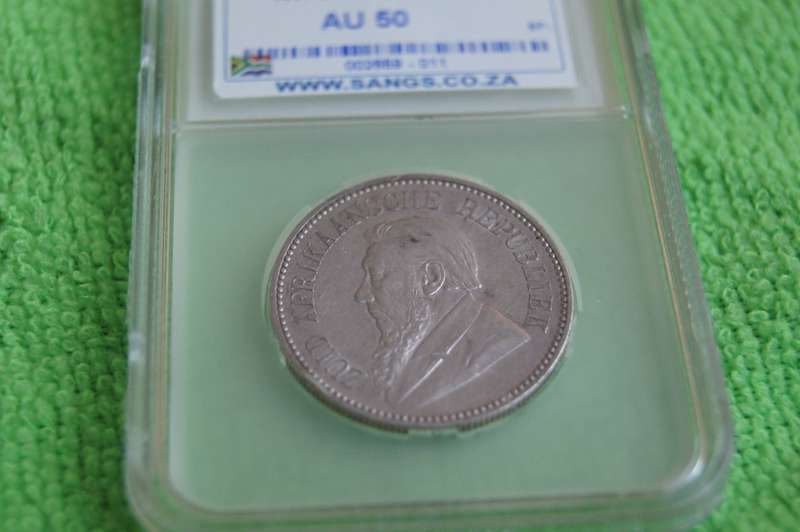 1897 ZAR 2.5 Shillings - SANGS AU50