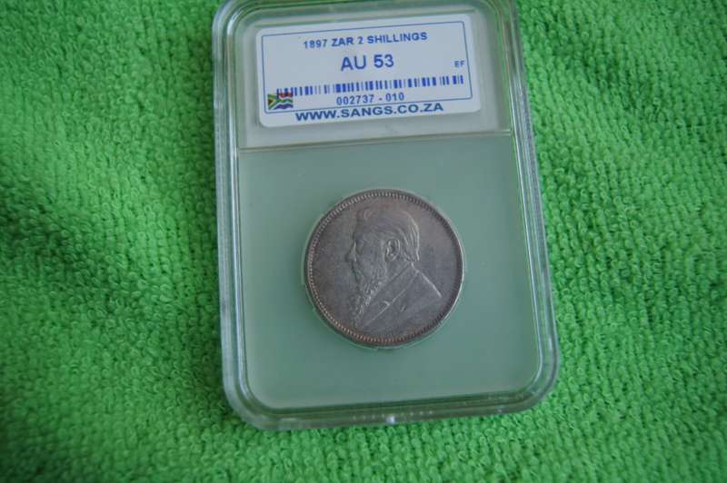 1897 ZAR 2 Shillings (Florin) - SANGS AU53