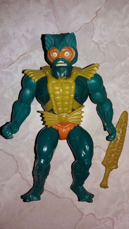 1982 Mer-Man Complete of He-Man-Masters of the Universe (MOTU) Vintage Figure