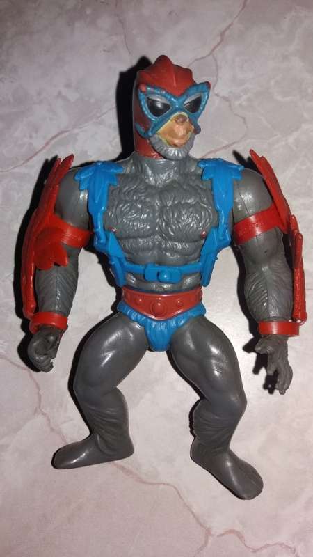 1982 Stratos (Red Wings) Complete of He-Man-Masters of the Universe (MOTU) Vintage Figure