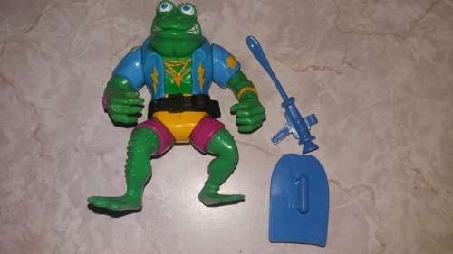 1989 Genghis Frog Vintage Figure Teenage Mutant Ninja Turtles