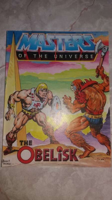 1984 Mini Comic "The Obelisk" of He-Man-Masters of the Universe (MOTU) Vintage