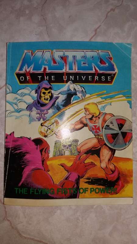 1985 Mini Comic "The Flying Fist Of Power" of He-Man-Masters of the Universe (MOTU) Vintage