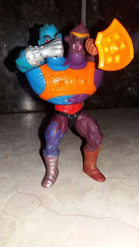 1985 Complete Two Bad of He-Man-Masters of the Universe 2 (MOTU) Vintage Figure
