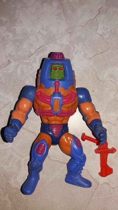 1983 Complete Man-E-Faces of He-man-Masters of the Universe 1 (MOTU) Vintage Figure