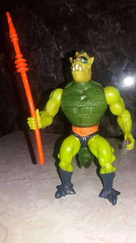 1984 Complete Whiplash of He-Man-Masters of the Universe #1 (MOTU) Vintage Figure