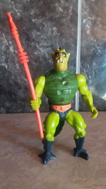 1984 Complete Whiplash of He-Man-Masters of the Universe #1 (MOTU) Vintage Figure