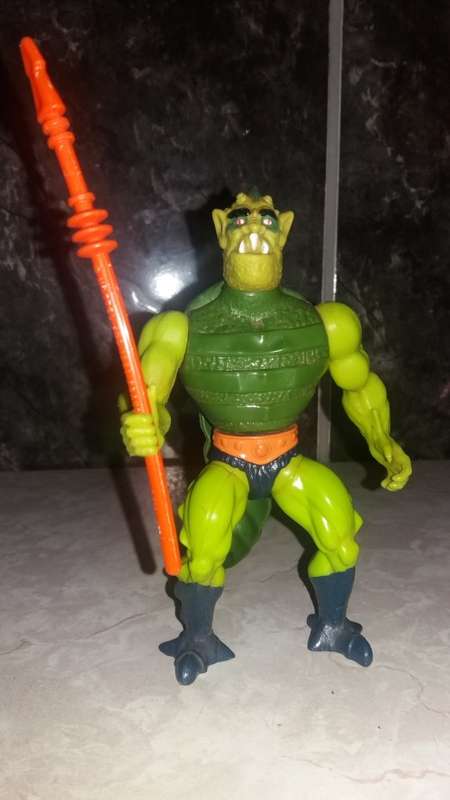 1984 Complete Whiplash of He-Man-Masters of the Universe #1 (MOTU) Vintage Figure