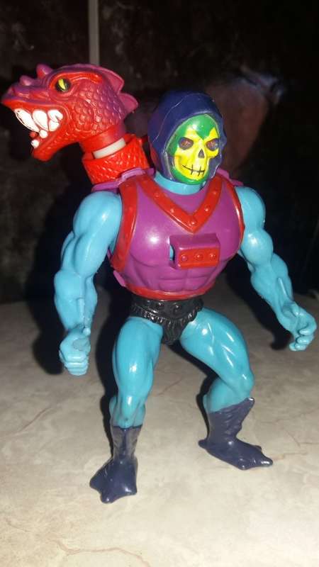 1985 Dragon Blaster Skeletor of He-Man-Masters of the Universe 6 (MOTU) Vintage Figure