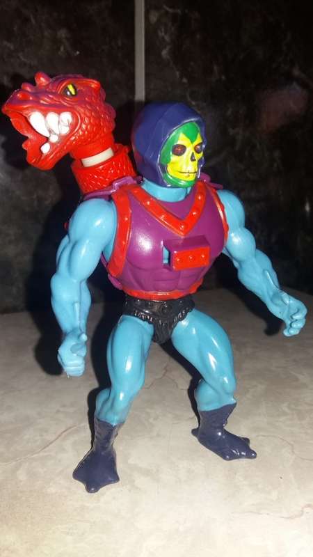 1985 Dragon Blaster Skeletor of He-Man-Masters of the Universe 5 (MOTU) Vintage Figure
