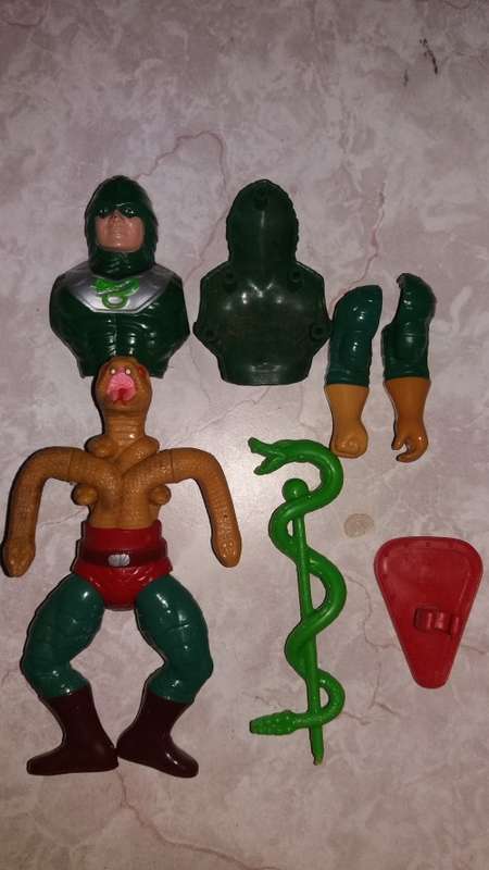 1986 Complete King Hiss of He-Man-Masters of the Universe   7 (MOTU) Vintage Figure