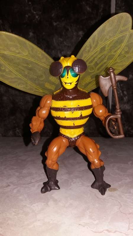 1984 Complete Buzz-Off of He-Man-Masters of the Universe 8 (MOTU) Vintage Figure