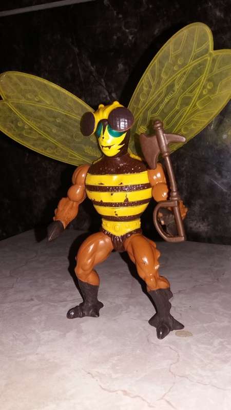 1984 Complete Buzz-Off of He-Man-Masters of the Universe 8 (MOTU) Vintage Figure