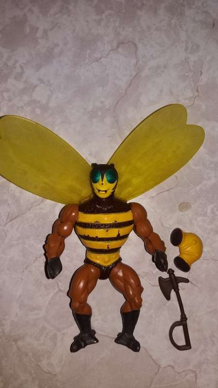 1984 Complete Buzz-Off of He-Man-Masters of the Universe 8 (MOTU) Vintage Figure