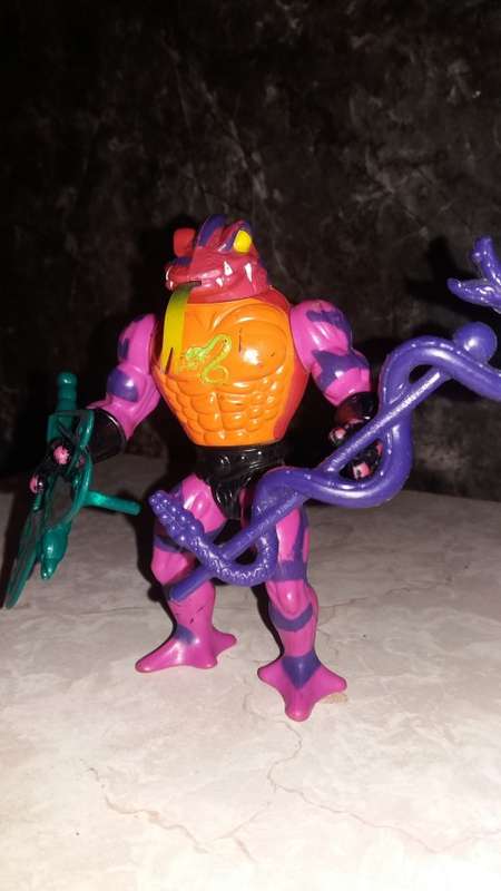 1986 Complete Tung Lashor of He-Man-Masters of the Universe #10 (MOTU) Vintage Figure