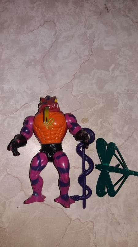 1986 Complete Tung Lashor of He-Man-Masters of the Universe #10 (MOTU) Vintage Figure