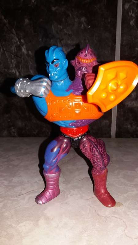 1985 Complete Two Bad of He-Man-Masters of the Universe 8 (MOTU) Vintage Figure
