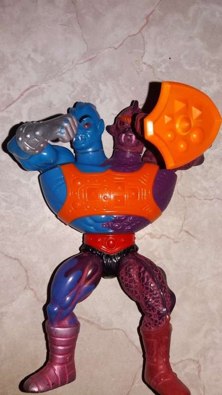 1985 Complete Two Bad of He-Man-Masters of the Universe 8 (MOTU) Vintage Figure