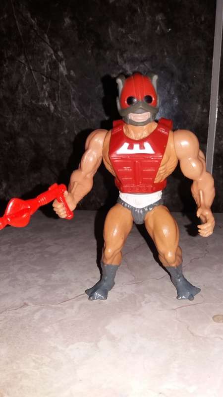 1982 Complete Zodac Red Armor of He-Man-Masters of the Universe #13 (MOTU) Vintage Figure