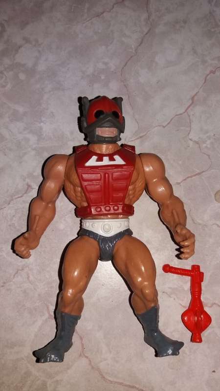 1982 Complete Zodac Red Armor of He-Man-Masters of the Universe #13 (MOTU) Vintage Figure