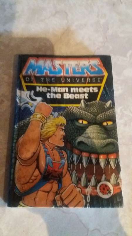 1984 LadyBird Book "He-Man Meets The Beast" of He-Man-Masters of the Universe (MOTU) Vintage