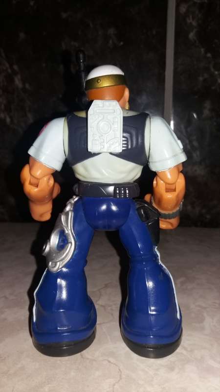 1998 Rescue Heroes `Captain Cuffs` Vintage Figure From Fisher Price