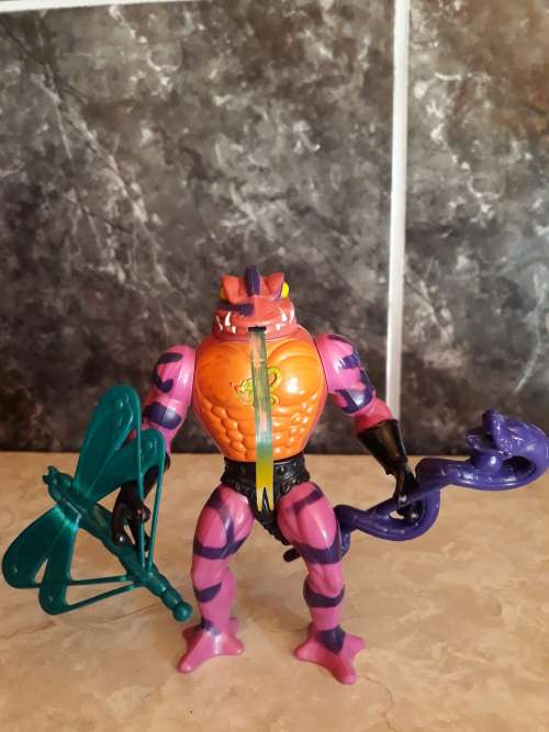 1986 Complete Tung Lashor of He-Man-Masters of the Universe #62(MOTU) Vintage Figure