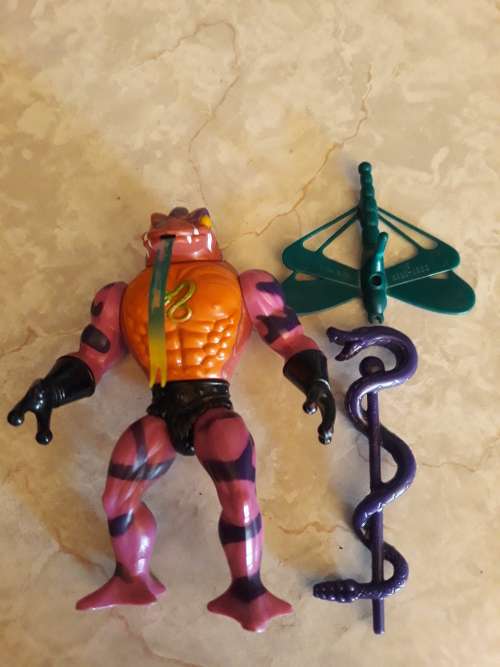 1986 Complete Tung Lashor of He-Man-Masters of the Universe #62(MOTU) Vintage Figure