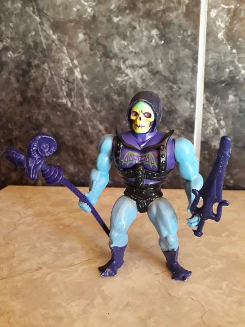 1984 Complete Battle Armor Skeletor of He-Man-Masters of the Universe #80 (MOTU) Vintage Figure