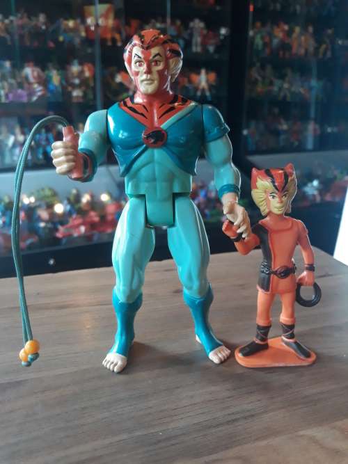 Thundercats 1986 Complete Tygra With PVC Willy Kat Vintage Figure 150
