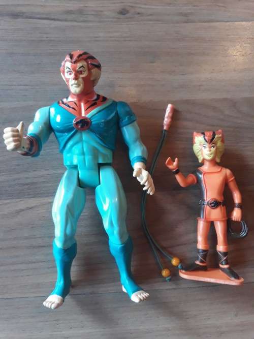 Thundercats 1986 Complete Tygra With PVC Willy Kat Vintage Figure 150