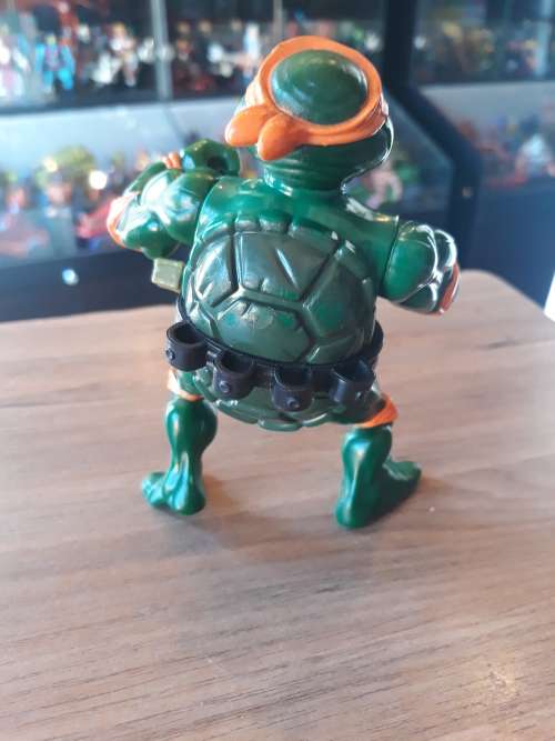 1989 Rock n Roll Michaelangelo Vintage Figure Teenage Mutant Ninja Turtles #801