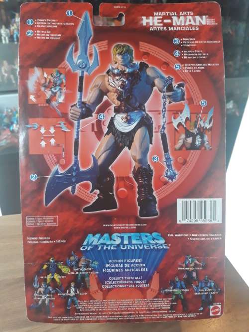 2002 MOC MARTIAL ARTS HE-MAN 200x of He-Man-Masters of the Universe (MOTU)