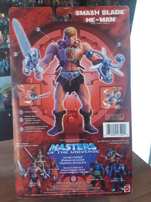 2002 MOC SMASH BLADE HE-MAN 200x of He-Man-Masters of the Universe (MOTU)