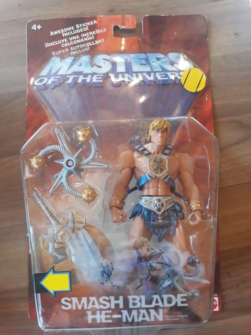 2002 MOC SMASH BLADE HE-MAN 200x of He-Man-Masters of the Universe (MOTU)