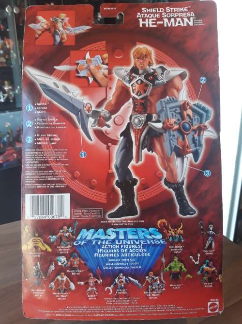 2003 MOC SHIELD STRIKE HE-MAN 200x of He-Man-Masters of the Universe (MOTU)