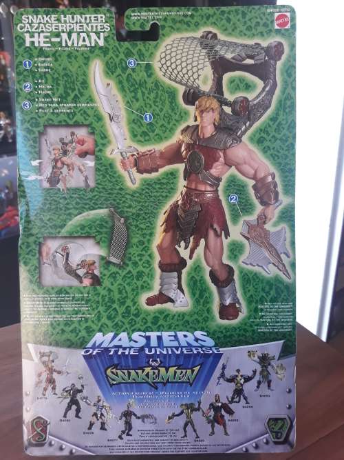 2003 MOC SNAKE HUNTER HE-MAN 200x of He-Man-Masters of the Universe (MOTU)