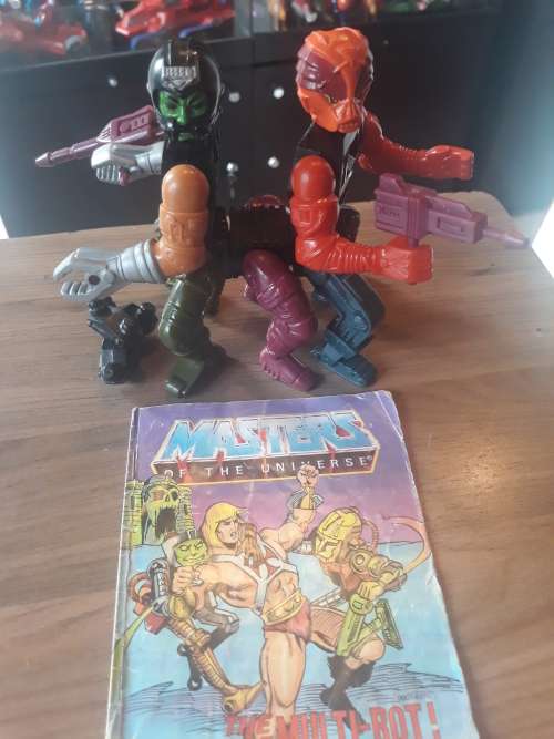 1986 Complete Multi-Bot With Mini Comic of He-Man-Masters of the Universe (MOTU) #901 Vintage Figure