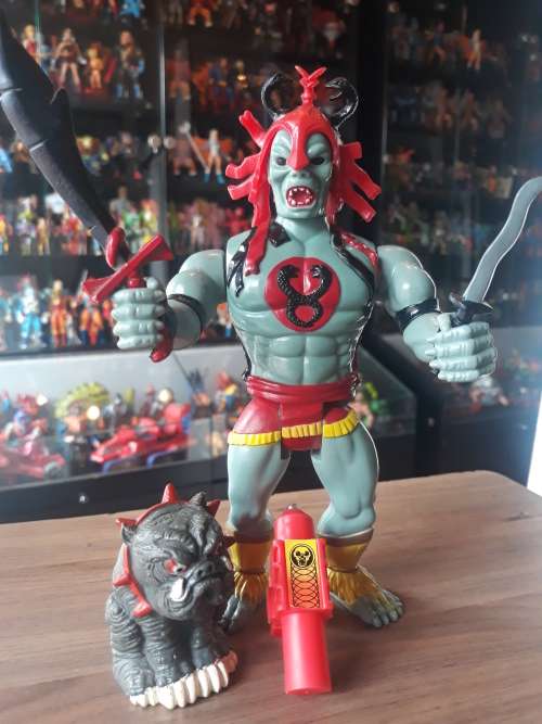Thundercats 1985 Complete Mumm-Ra With PVC Ma-Mutt Vintage Figure #85