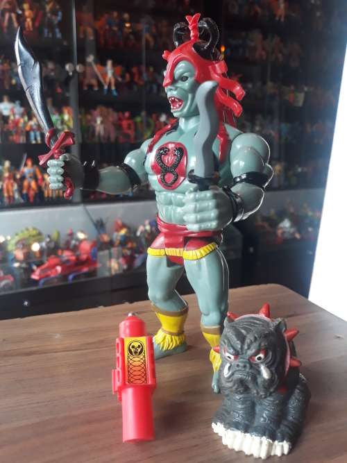 Thundercats 1985 Complete Mumm-Ra With PVC Ma-Mutt Vintage Figure #85