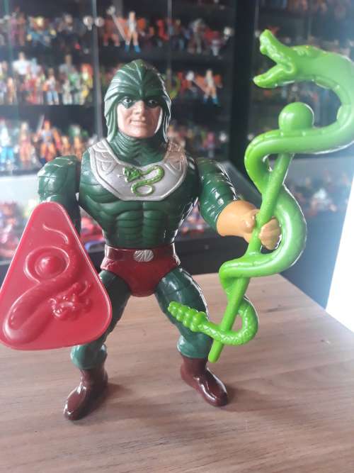 1986 Complete King Hiss of He-Man-Masters of the Universe #463 (MOTU) Vintage Figure